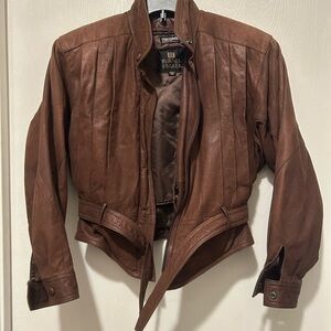 Women's Brown Leather Jacket